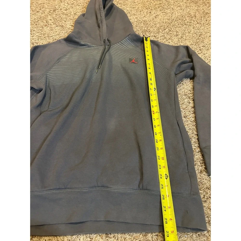 Nike Air Jordan 23 Tech Fleece Hoodie Mens XL Gray Red Jumpman‎ 819141-021 Rare
